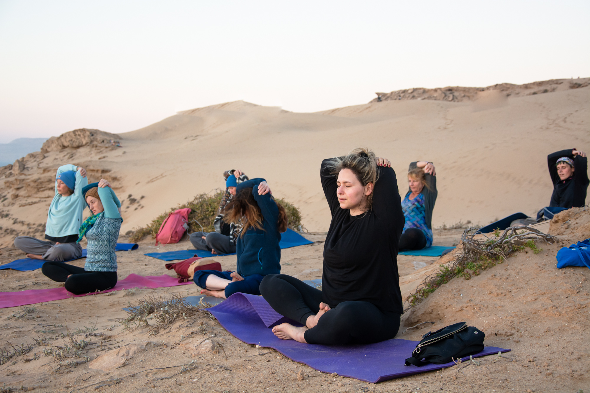 Yoga am Strand