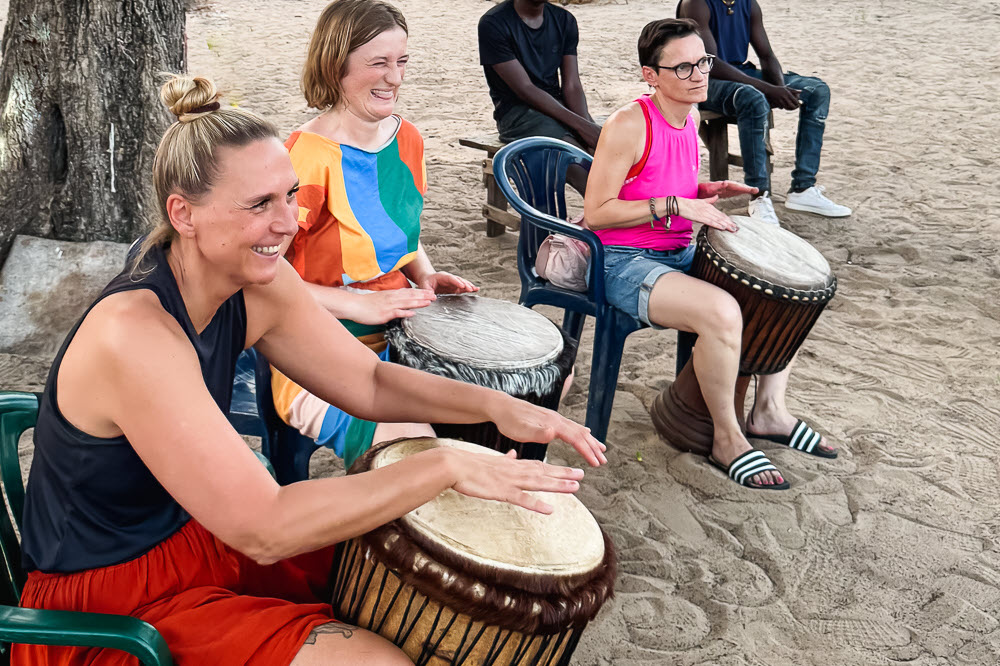 Gambia-Retreat-Drumming
